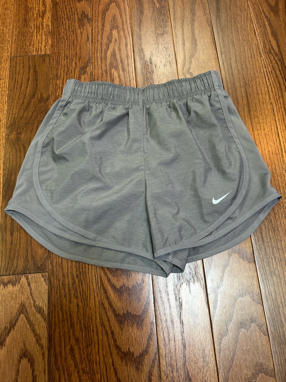 Nike Women's Light Gray Athletic Running Shorts